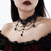 tanie Naszyjniki i wisiorki-1 szt. Naszyjniki For Damskie Ulica Codzienny Kryształ Retro