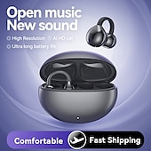 levne Telefonní a obchodní headsety-klip na ucho s pouzdrem pro bezdrátové nabíjení handsfree telefonování bluetooth 5.3 sportovní ergonomický design stereo pro cvičení