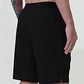 preiswerte Laufshorts-Herren Laufshorts Sommer Außen Normale Passform Atmungsaktiv Schnelltrocknend Shorts Elastischer Bund Schwarz Hellgrau Laufen Jagd Klettern S M L XL XXL