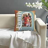 cheap Personalized Gifts-Custom Pillow Cover Add your Image My Family Personalized Gift Photo Design Picture Fashion Casual Pillowcase Cushion Cover 1pc Custom Made