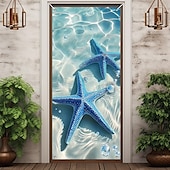 ieftine Capacele ușilor-Decorațiuni de ușă cu plajă de vară huse pentru ușă tapiserie de ușă draperie de ușă decor de fundal pentru ușă banner de ușă interioară/exterioară pentru ușa din față a fermei