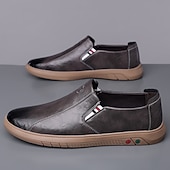 preiswerte Slipper Schuhe-Herren Slipper aus Kunstleder – stylische Freizeitschuhe für Business, Büro und Alltag