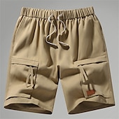 economico Classico-Per uomo Pantaloncini cargo Shorts Pantaloncini Estivi Tasca con cerniera Multi-tasche Semplice Comodità Indossabile Lunghezza al ginocchio All&#039;aperto Sport Quotidiano Moda Casual Nero Verde militare
