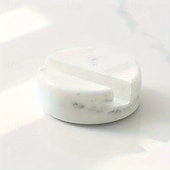 economico Supporto per telefono-Supporto per cellulare in pietra naturale impermeabile elegante supporto da scrivania in marmo per smartphone decorazione per ufficio e casa