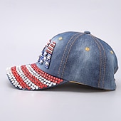 cheap Accessories-250th Anniversary USA Hat USA Flag Casual Adults' Men's Women's Semiquincentennial Masquerade Independence Day / the Fourth of July Casual Festival Dress Up