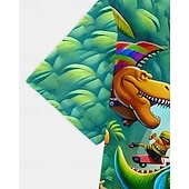 economico Animali 3D per Ragazzo-Ragazzi 3D Dinosauro Maglietta Manica Corta Estate Primavera Moda Essenziale Bambini 4-12 Anni Girocollo All'aperto Casuale Quotidiano Vestibilità regolare