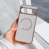זול תיק טלפון אחר-טלפון מגן עבור גוגל Pixel 9 Pro Pixel 9 Pro XL Pixel 8 Pro Pixel 8 פיקסל 9 כיסוי אחורי מארז ספיחה מגנטי מגנטי תמיכה בטעינה אלחוטית עמיד בזעזועים צבע הדרגתי תבנית גאומטרית PC עור PU
