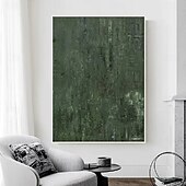 preiswerte Abstrakte Gemälde-großes grünes Ölgemälde, handgefertigte Wandkunst, 100 % handgefertigtes Ölgemälde, abstraktes Ölgemälde, tropisches Ölgemälde, moderne Gemälde, Wandkunst, modernes grünes Kunstwerk für die