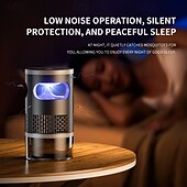 economico Repellenti per zanzare elettrici-Lampada repellente per zanzare USB Dispositivo portatile da esterno Funzione di luce notturna Controllo delle zanzare conveniente