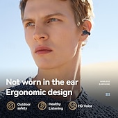 cheap Open-Fit Earphones-Open Ear Earbuds Wireless Bluetooth Earless Bone Conducting Headphones Wireless Bluetooth Headset Noise Cancelling Bone Earphones Waterproof Air Bone Conduction Headphone Not in Ear Open Ear Buds