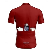 abordables Maillots Hombre-Hombre Maillot de Ciclismo Graphic Letra y Número Manga Corta Bicicleta Maillot Camiseta con 3 bolsillos traseros Filtro Solar Resistente a los rayos UV Secado rápido Bandas Reflectantes Deportes