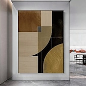 preiswerte Abstrakte Gemälde-Wabi Sabi Kunstwerk handgemaltes Ölgemälde handgemalte moderne Ölgemälde Wandkunst 2er Set beige abstrakte Malerei auf Leinwand ein Paar beige Textur Wandkunst neutrale abstrakte Wandkunst Boho