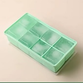 abordables Plateaux à glaçons-Moule à glaçons géant, moule à glaçons carré réutilisable sans BPA, moules à glaçons en silicone pour bonbons au caramel