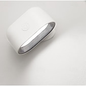 お買い得  パックライト-壁掛けライト 1個 磁気タッチ RGB 調光 USB充電 リモコンコントロール 360度回転 ベッドサイド 壁画 階段 読書灯