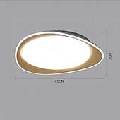 preiswerte Dimmbare Deckenleuchten-2-flammig 45 cm Dimmbar Deckenleuchten Metall Acryl Modern Nordischer Stil 110-120V 220-240V