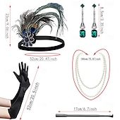 olcso Kiegészítők és még sok más-1920-as évek A nagy Gatsby Flapper fejpánt A nagy Gatsby Toll Retro Csillogó glitter Kristály / Strassz Jelmez Női Farsang Valentin nap Álarcos mulatság Party estélyi viselet Álarcos mulatság