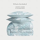 cheap 100% Cotton-Sea Duvet Cover Set 100% Cotton Soft and Breathable Bedding Featuring Sea Star Sea Weeds Lightweight and Durable Quilt Cover Comfortable for All Seasons Easy to Care