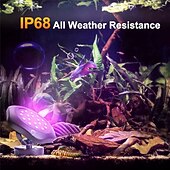 olcso Víz alatti lámpák-napelemes víz alatti fények spotlámpa led kültéri merülő tájkép színes rgb medence lámpa ip68 vízálló medence kerti pázsit dekoráció