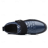 billiga Tillfällig-bruna slip-on sneakers för män med kardborreband – trendiga skor för vardagskläder och aktiv livsstil