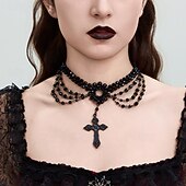 tanie Naszyjniki i wisiorki-1 szt. Naszyjniki For Damskie Ulica Codzienny Kryształ Retro