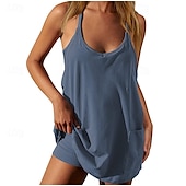 preiswerte Freizeitkleidung-ärmelloses Minikleid für den Sommer für Damen