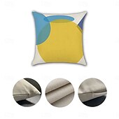 preiswerte Dekorative Wurfkissen-Geometrischer Dekorations-Wurfkissenbezug 4PC Weicher quadratischer Couchkissenschutz für Schlafzimmer Wohnzimmer Sofa Stuhl