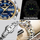 levne Quartz hodinky-Dámské Křemenný Náramkové hodinky Retro ročník Wristwatch LCD VODĚODOLNÝ Pásek z nerezové oceli Hodinky