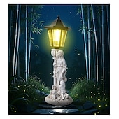 preiswerte Landschaftslichter-1 pc led outdoor landschaft lichter engel umarmung buch mutter und kind harz anhänger lampe hof garten rasen pfad park landschaft lampe dekorative lampe