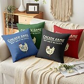 billige Putetrekk-Morsomme dekorative kasteputer trekk 1PC mykt firkantet couch putevinkel putevar soverom stue sofa stol