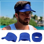 Χαμηλού Κόστους Καπέλα-κομψό unisex καπέλο γείσο που στεγνώνει γρήγορα για την άνοιξη  &amp; Καλοκαίρι - Καπάκι τρεξίματος που απομακρύνει την υγρασία που αναπνέει με τρύπα για την αλογοουρά, ιδανικό για υπαίθρια σπορ  &amp;