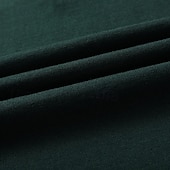 cheap Men&#039;s Elite Polo-Men&#039;s Silk Linen Cotton Business Casual Half Zip Short Sleeve Basic Formal Solid Color Zipper Summer Black Dark Navy Sky Blue Dark Green Gray