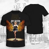 levne Topy-Trička Retro plakát Retro dívka Grafika Pro Pánské Dospělé Plesová maškaráda 3D tisk Dovolená Párty