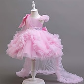 Děti Dívčí Šaty na párty Pevná barva Bez rukávů Zvláštní příležitosti Princeznovské Polyester Šaty na párty Léto Jaro Děti Žlutá Světlá růžová Trávová zelená levne Párty šaty-Děti Dívčí Šaty na párty Pevná barva Bez rukávů Zvláštní příležitosti Princeznovské Polyester Šaty na párty Léto Jaro Děti Žlutá Světlá růžová Trávová zelená