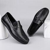 cheap Men&#039;s Slip-ons &amp; Loafers-Men&#039;s White Loafers with Silver Accents, Lightweight Casual Shoes, Ideal for Everyday Wear and Vacation Getaways