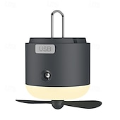 billiga Campingljus &amp;amp; lyktor-1 st utomhus campingljus fläkt multifunktionsspray fyra växlar dimmer två växlar dimning usb laddningsupphängningskrok