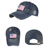  250-årsjubileum i USA Hatter USA Flagg Fritid Voksne Herre Dame Halvhjorteårsjubileum Maskerade Uavhengighetsdag Avslappet Festival Kle deg opp