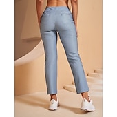 abordables Ropa de golf femenina-Mujer pantalones de golf Rosado morado Azul vaquero Negro Prendas de abajo Ropa de golf para damas Ropa Trajes Ropa Ropa