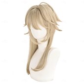 levne Anime paruky-Syntetické paruky Lu Chen Micro Locs Přírodní rovný Střední část Vrstvený střih na stroji Paruka 24&quot; A1 Umělé vlasy Dámské Střední část Klasické Pohodlné Blonďatá