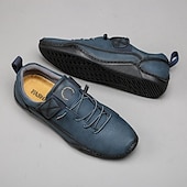 preiswerte Sneaker für Herren-Braune Casual-Sneaker für Herren – vielseitige Schlupfschuhe aus weichem Leder für Komfort im Alltag