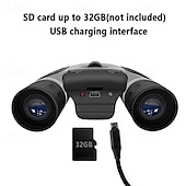 economico Telemetri e telescopi-Binocolo digitale portatile per visione notturna con registrazione video HD, sensore di luce stellare e zoom per birdwatching e uso all&#039;aperto