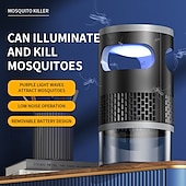 economico Repellenti per zanzare elettrici-Lampada repellente per zanzare USB Dispositivo portatile da esterno Funzione di luce notturna Controllo delle zanzare conveniente