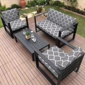 billiga Överdrag för soffa och armstöd-sittdynfodral uteplats överdrag blomgarn färgade mikrofiber överdrag