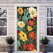 cheap Garage &amp; Door Banners-Cinco de Mayo Door Decorations Mexico Art Door Covers Cactus Door Tapestry Door Curtain Decoration Backdrop Indoor/Outdoor Door Banner for Front Door Farmhouse