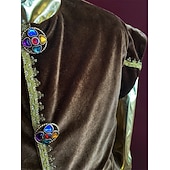 cheap Outfits-Medieval Renaissance Outfits Prince Celtic Knight Fancy Dress Men&#039;s Royal Halloween Carnival Masquerade Performance LARP Ren Faire Adults&#039; Costume