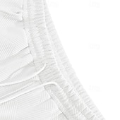 levne Tepláky-Pánské Kraťasy Letní šortky Neformální šortky Kapsy Šňůrky Elastický pas Bez vzoru S texturou Pohodlné Prodyšné Délka kolen Venkovní Dovolená Sport Na běžné nošení Černá Bílá