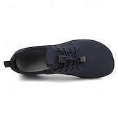 preiswerte Sneaker für Herren-Barfuß-Sneakers aus hellbraunem Strick für Herren – flexibles, bequemes Design mit Schnürverschluss für aktive und lässige Kleidung