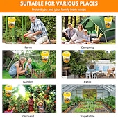 abordables observation des oiseaux et de la faune dans la cour-Pièges à guêpes suspendus pour l&#039;extérieur, piège à abeilles solaire pour l&#039;extérieur, pièges à frelons, attrape-guêpes pour l&#039;extérieur du jardin