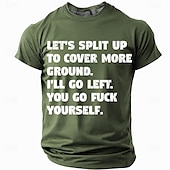 cheap Men&#039;s Funny T shirts-Men&#039;s Funny Slang T Shirt Short Sleeve T shirt 3D Print Crew Neck Shirt Fashion Daily Casual Street Casual Daily Black Red Blue Summer Spring All Seasons Clothing Apparel S M L XL XXL XXXL