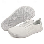 preiswerte Sneaker für Herren-Barfuß-Sneakers aus hellbraunem Strick für Herren – flexibles, bequemes Design mit Schnürverschluss für aktive und lässige Kleidung