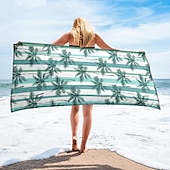 preiswerte Strandtuch-Sets-bedrucktes Strandtuch, leichte, schnelltrocknende, sandfreie Stranddecke, ideal für Reisen, den Pool und den Außenbereich